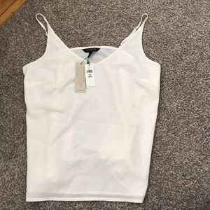 Banana Republic Factory White Silky Top